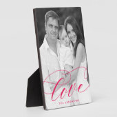 Foto van Elegant Love Hot Pink Fotoplaat (Zijkant)