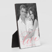 Foto van Elegant Love Pink Fotoplaat (Zijkant)