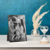 Foto van Elegant Love White Fotoplaat (Zijkant)