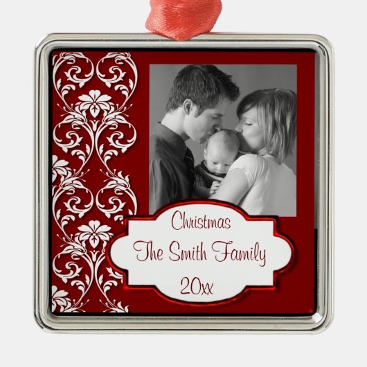  foto van Elegant Metalen Ornament (Voorkant)