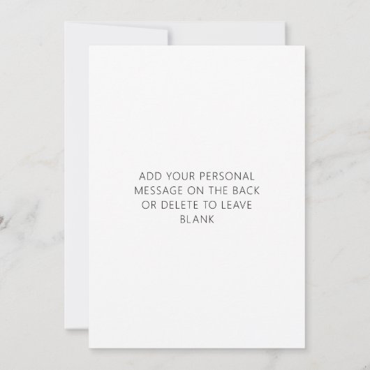 Foto van Elegant minimalist Bridesmaid Kaart (Achterkant)