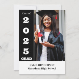 Foto van Elegant Modern Afstuderen Aankondiging