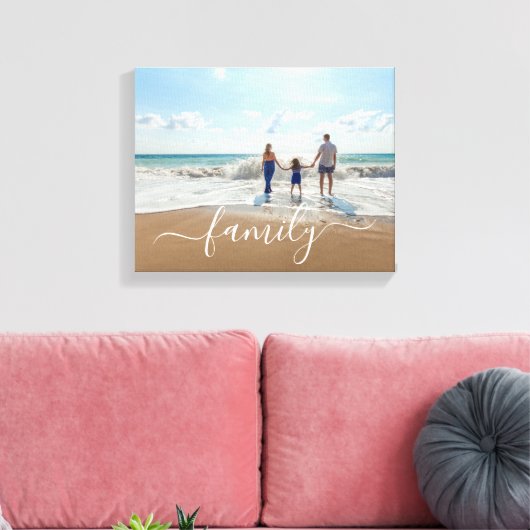 Foto van Elegant Modern Canvas Afdruk (Insitu (Woonkamer))