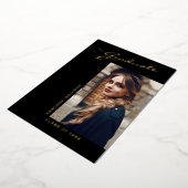 Foto van Elegant modern script | Aankondiging Afst (Gedraaid)