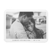 Foto van Elegant Modern Wedding Magneet (Horizontaal)