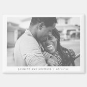 Foto van Elegant Modern Wedding Magneet (Voorkant)