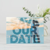 Foto van Elegant Modern Wedding Save The Date (Staand voorkant)
