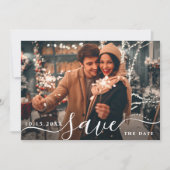 Foto van Elegant & Modern Wedding Save The Date (Voorkant)