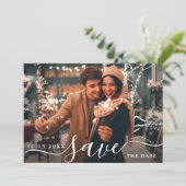 Foto van Elegant & Modern Wedding Save The Date (Staand voorkant)