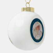 Foto van Elegant My First Kerstbaby Keramische Bal Ornament (Links)