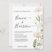 Foto van Elegant Pink Peony Save The Date (Voorkant)