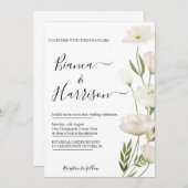 Foto van Elegant Pink Peony Save The Date (Voorkant / Achterkant)