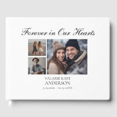 Foto van Elegant Script Forever in ons hart Gastenboek (Voorkant)