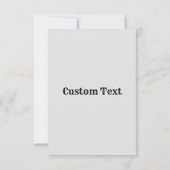 Foto van Elegant Script minimalist Afstuderen Bedankkaart (Achterkant)