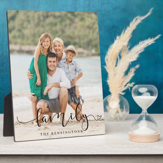 Foto van Elegant Script Typography Fotoplaat (Zijkant)