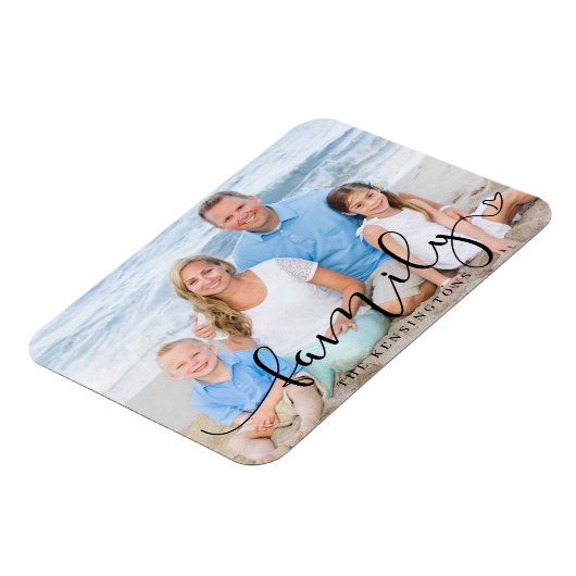 Foto van Elegant Script Typography Magneet (Linkerzijde)