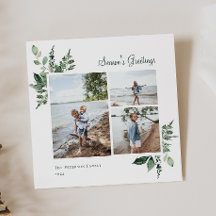 Foto van Elegant Waterverf botanische groen