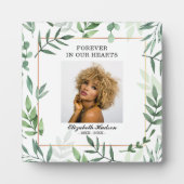 Foto van Elegant Waterverf Greenery Fotoplaat (Voorkant)