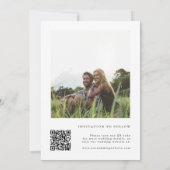 Foto van Elegant Waterverf Wildflower Wedding Save The Date (Achterkant)