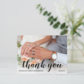 Foto van Elegant Weddenschap Feestdagenkaart (Staand voorkant)