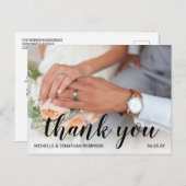 Foto van Elegant Weddenschap Feestdagenkaart (Voorkant / Achterkant)