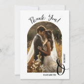 Foto van Elegant Wedding Bedankkaart (Voorkant)