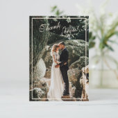 Foto van Elegant Wedding Bedankkaart (Staand voorkant)