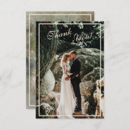 Foto van Elegant Wedding Bedankkaart