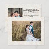 Foto van Elegant White Wedding Foto: Dubbelzijdig (Voorkant / Achterkant)