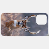 Foto van Elegant Whitetail Deer Winter Season Case-Mate iPhone Case (Achterkant (horizontaal))