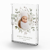 Foto van Elegant Winter Foliage en Snowberries (Rechts)