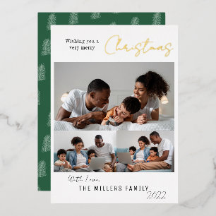 Foto van Elegant Zeer prettig Kerstfeest 3 Folie Feestdagenkaart