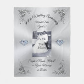 Foto van elk jaar Jubileum cadeautjes Fleece Deken (Voorkant)