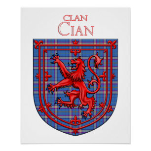 Foto van Ely Tartan Scottish Pset Perfect Poster