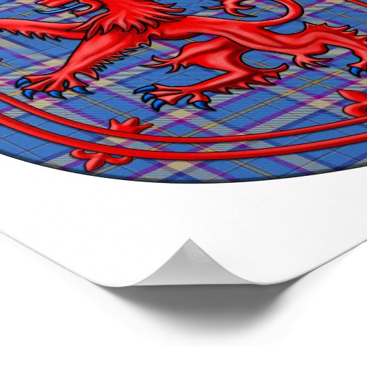 Foto van Ely Tartan Scottish Pset Poster (Hoek)