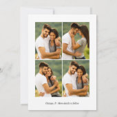 Foto van Engaged Verloving Aankondiging (Achterkant)