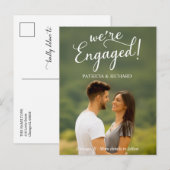 Foto van Engaged Verloving Briefkaart (Voorkant / Achterkant)