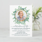 Foto van Eucalyptus Greenery uit het leven Kaart (Staand voorkant)