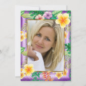 Foto van Fabulous Tropical Paarse cocktails Kaart (Achterkant)