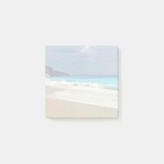 Foto van Faded Turquoise Blue Zee Beach Post-it® Notes (Voorkant)