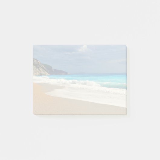 Foto van Faded Turquoise Blue Zee Beach Post-it® Notes (Voorkant)