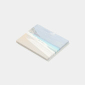 Foto van Faded Turquoise Blue Zee Beach Post-it® Notes (Schuin)