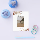 Foto van Fall Wedding Foto Foto van Post Kaart (Enkel)