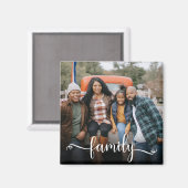 Foto van Family Script Magneet (Voorkant / Achterkant)
