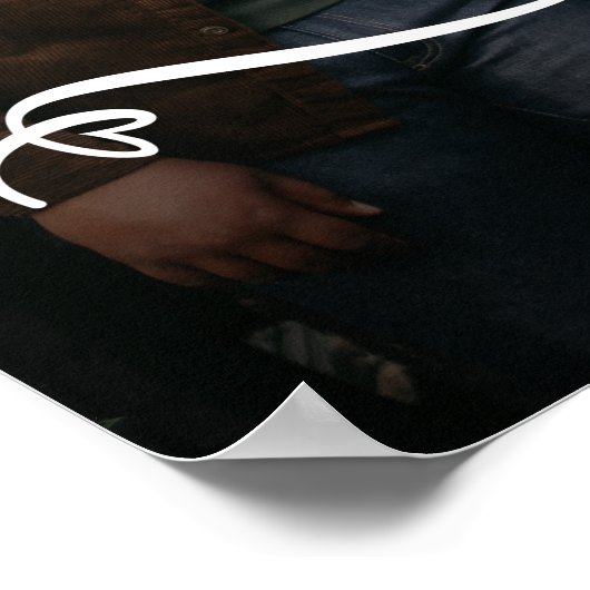 Foto van Family Script Poster (Hoek)