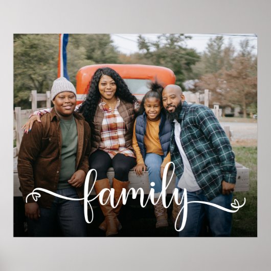Foto van Family Script Poster (Voorkant)