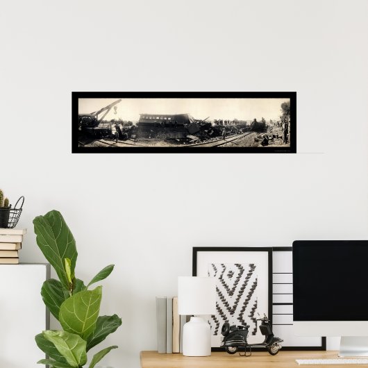 Foto van Farmer Cty Train 1909 Poster (Thuiskantoor)