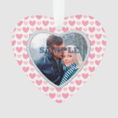 Foto van Faux Diamond Pink Ornament (voorkant)