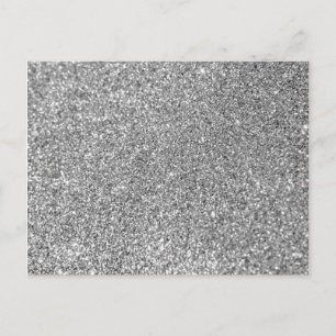 Foto van Faux Silver Glitter Briefkaart