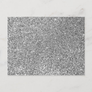 Foto van Faux Silver Glitter Briefkaart